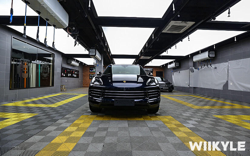 保時捷施工WIIKYLE專車專用漆面保護膜展示圖（十四）