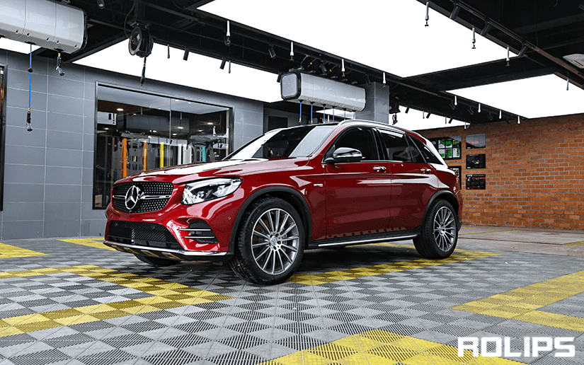 紅色車貼隱ROLIPS形車衣的效果怎么樣