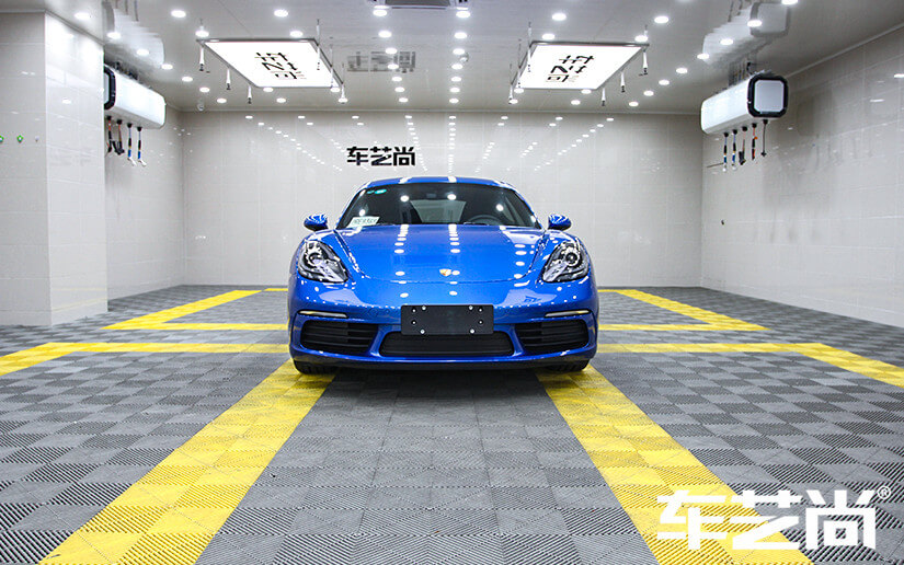 威固漆面保護施工保時捷718整車效果圖展示（圖1）