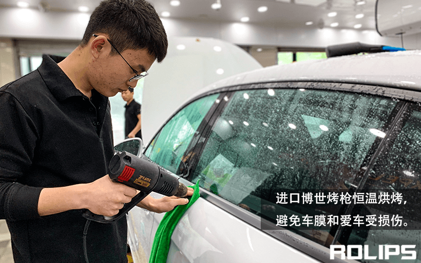 白色車貼ROLIPS隱形車衣抗黃變能力怎么樣？（11）