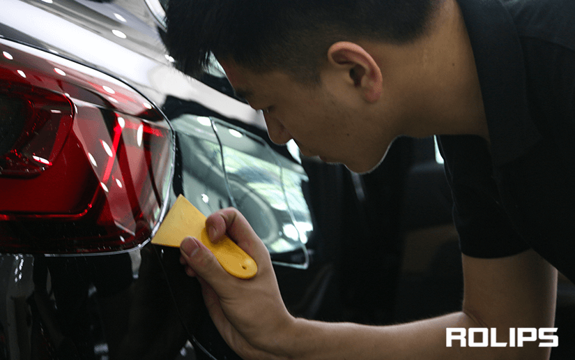 黑色車貼車衣的施工過程是什么（圖3）