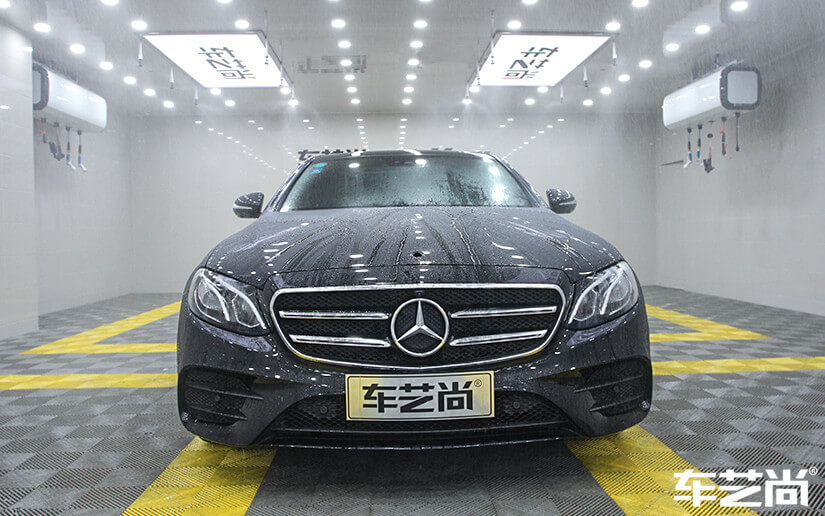 奔馳E300施工威固漆面保護膜案例展示（圖二）