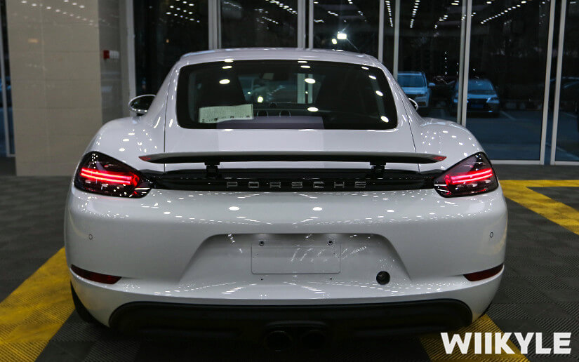 保時捷718施工WIIKYLE漆面保護膜效果展示圖（3）