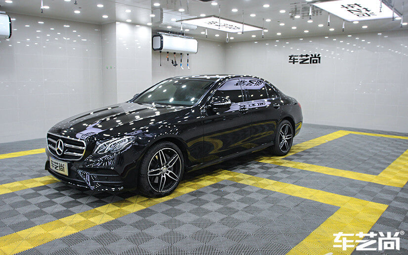 奔馳E300施工威固漆面保護膜案例展示效果（圖四）