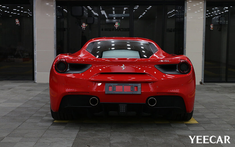法拉利488貼YEECAR漆面保護膜效果怎么樣？（圖六）
