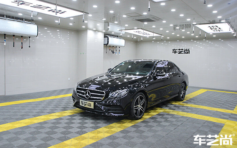 奔馳E300施工威固漆面保護膜案例展示效果（圖三）