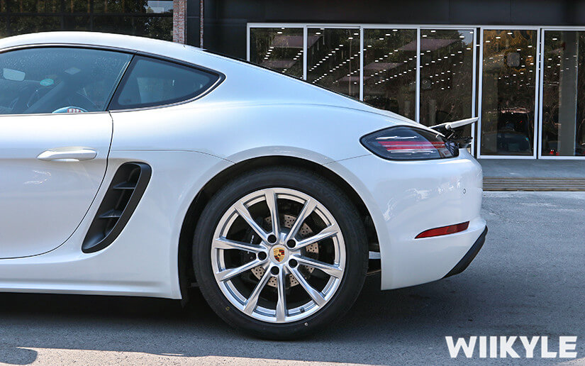 保時捷718施工WIIKYLE漆面保護膜效果展示圖（11）