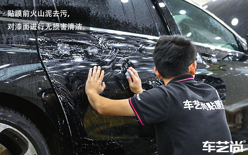 奔馳E300施工威固漆面保護膜案例展示（圖一）