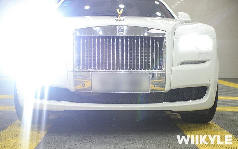 勞斯萊斯古思特在上海汽車貼膜店施工效果（圖五）