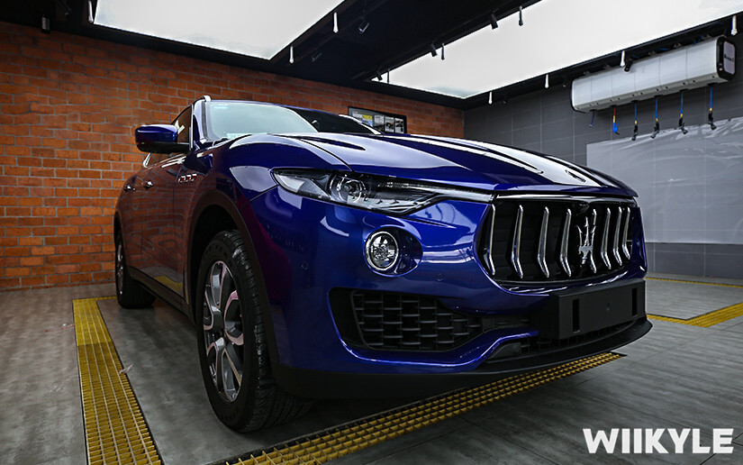 瑪莎拉蒂施工WIIKYLE漆面保護膜效果圖（七）