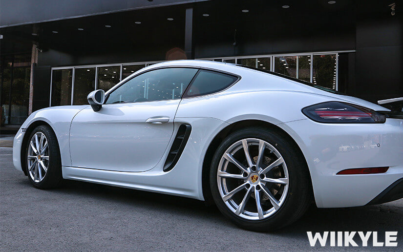 保時捷718施工WIIKYLE漆面保護膜效果展示圖（13）