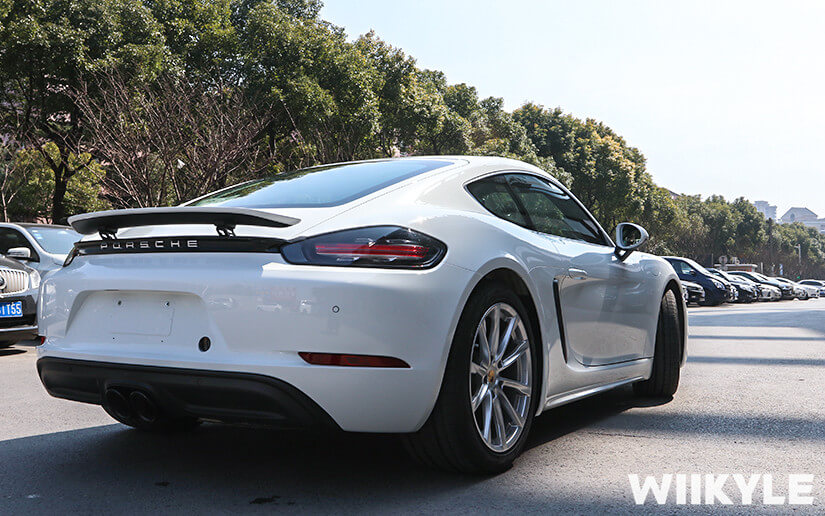 保時捷718施工WIIKYLE漆面保護膜效果展示圖（16）