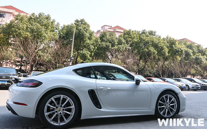 保時捷718施工WIIKYLE漆面保護膜效果展示圖（17）