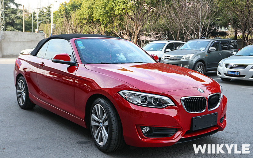 寶馬2系貼隱形車衣效果怎么樣？（圖一）