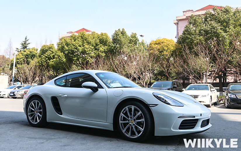 保時捷718施工WIIKYLE漆面保護膜效果展示圖（18）