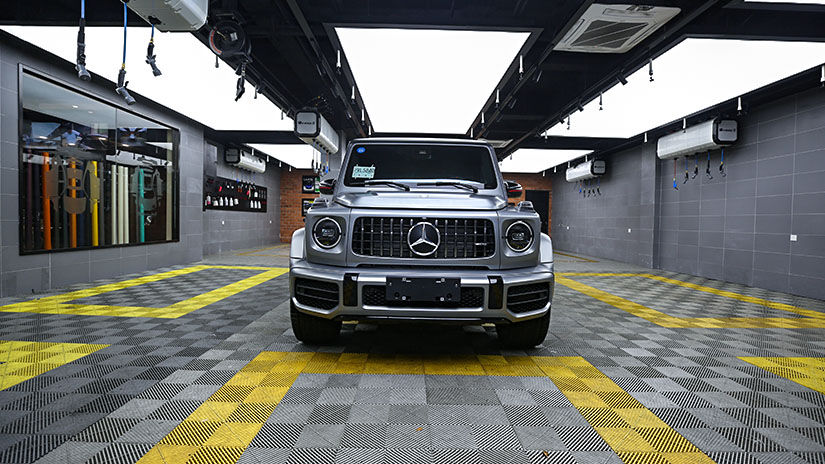 奔馳AMG G63施工漆面保護膜案例