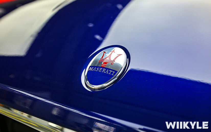 瑪莎拉蒂施工WIIKYLE漆面保護膜效果圖（一）