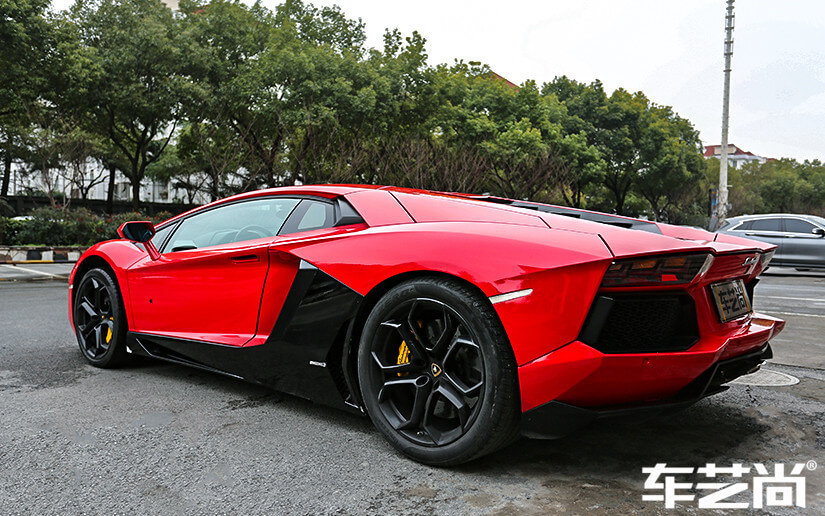 蘭博基尼貼威固漆面保護膜效果圖展示（11）