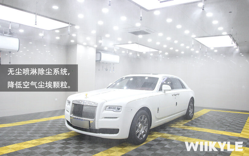 勞斯萊斯古思特在上海汽車貼膜店施工~（圖三）