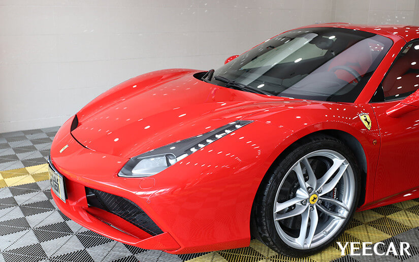 法拉利488貼YEECAR漆面保護膜效果怎么樣？（圖三）