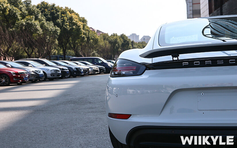 保時捷718施工WIIKYLE漆面保護膜效果展示圖（12）