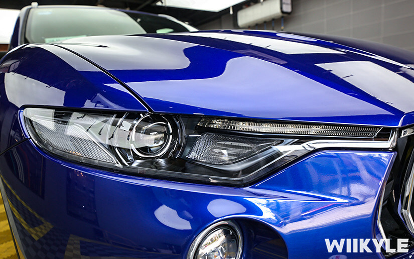 瑪莎拉蒂施工WIIKYLE漆面保護膜效果圖（八）