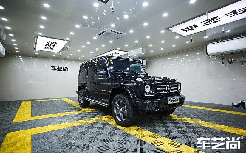 奔馳G級選擇施工威固漆面保護膜效果展示（圖二）