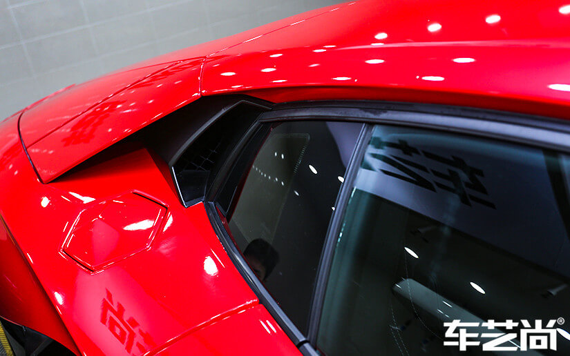蘭博基尼貼威固漆面保護膜效果圖展示（6）