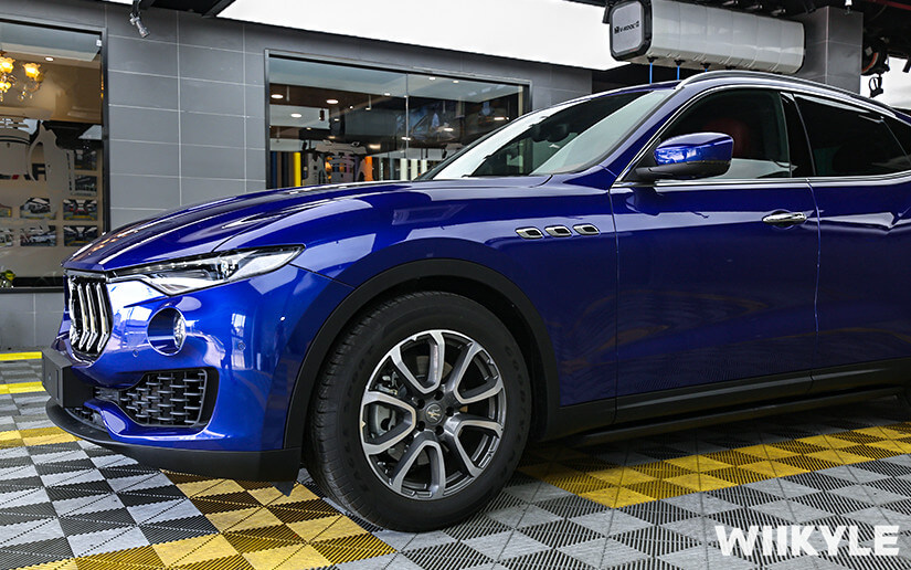 瑪莎拉蒂施工WIIKYLE漆面保護膜效果圖（五）