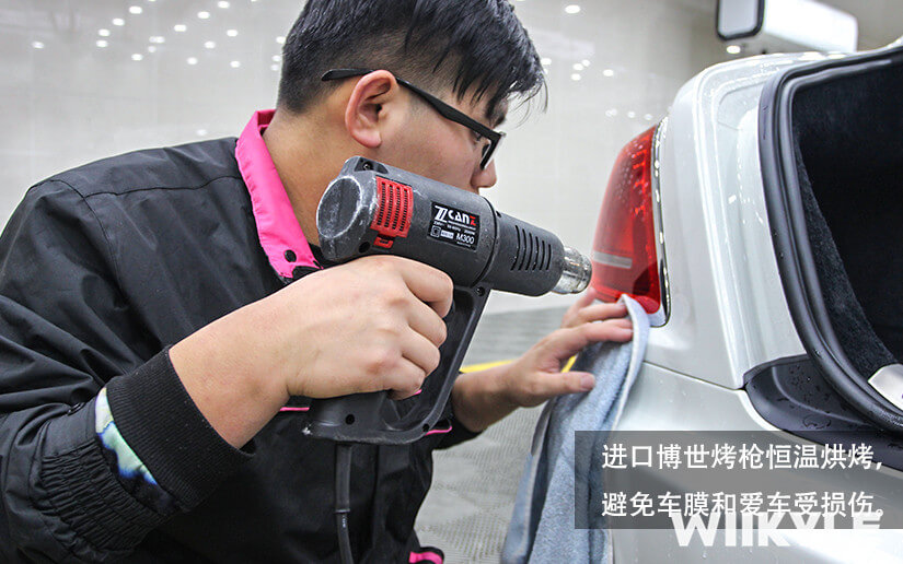 勞斯萊斯古思特在上海汽車貼膜店施工~（圖八）