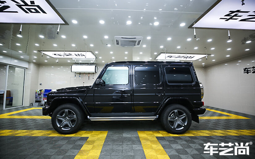 奔馳G級選擇施工威固漆面保護膜效果展示（圖三）