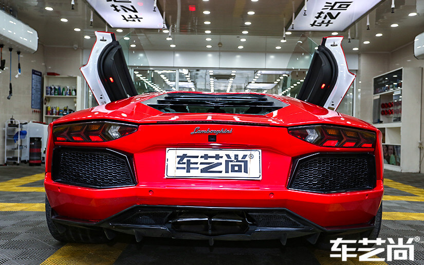 蘭博基尼貼威固漆面保護膜效果圖展示（12）