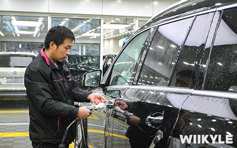 怎么樣讓奔馳GLS400的漆面增加光澤度（圖四）