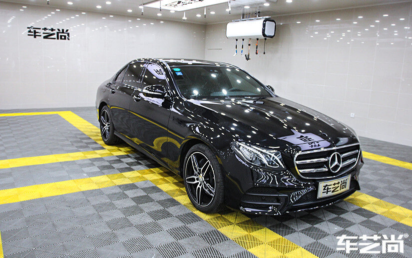 奔馳E300施工威固漆面保護膜案例展示效果（圖二）