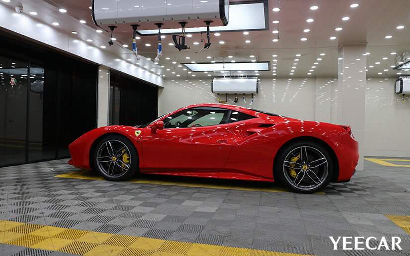 法拉利488貼YEECAR漆面保護膜效果怎么樣？（圖五）