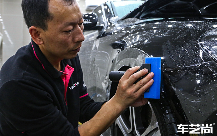 奔馳E300施工威固漆面保護膜案例展示（圖六）