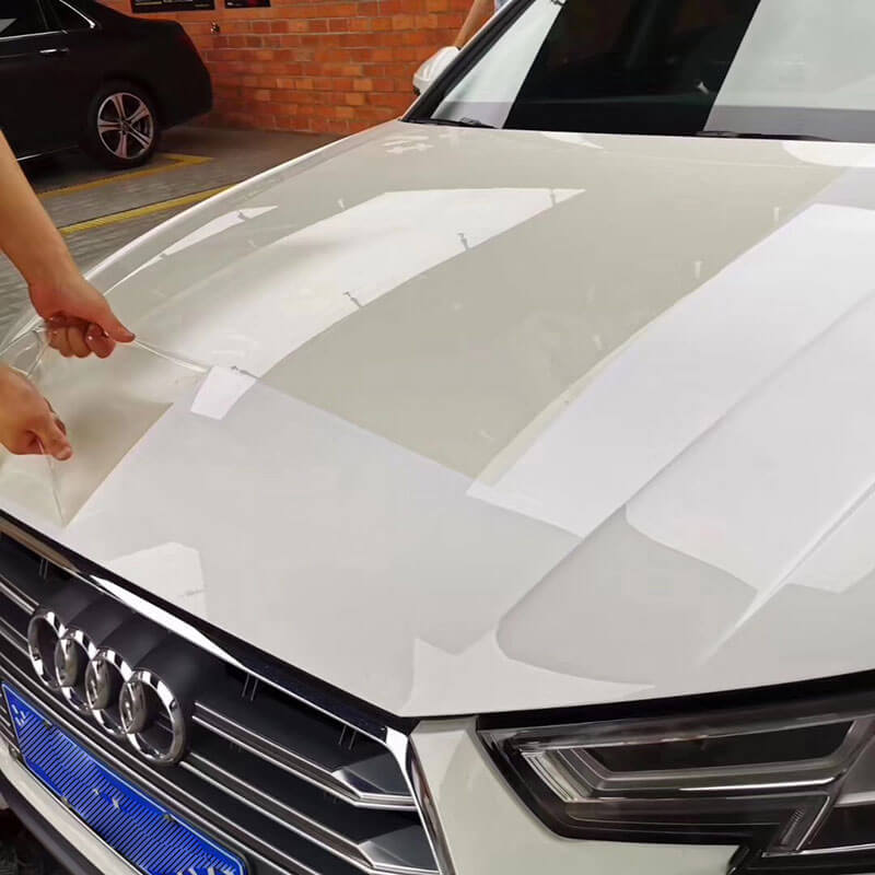 劣質車衣撕膜后（1）