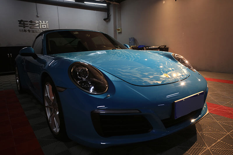 劣質車衣撕膜后（2）