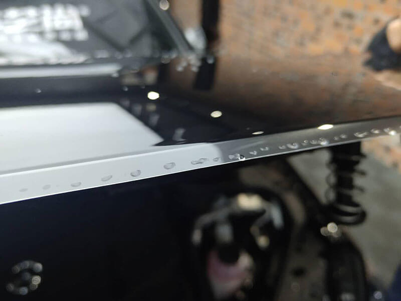 隱形車衣施工過程（預留包邊）