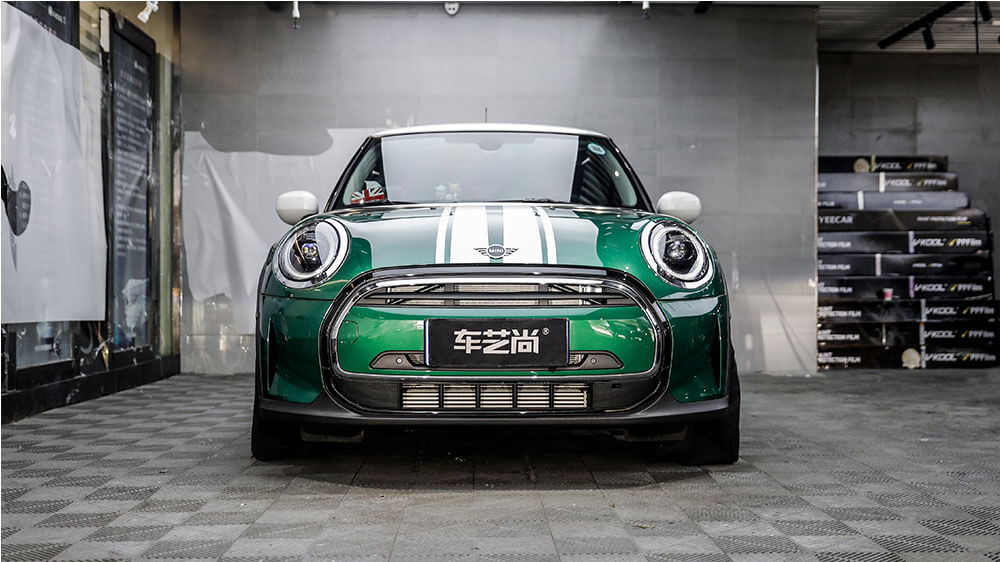 MINI cooper綠色施工威固隱形車衣案例
